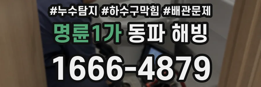 명륜1가 동파 해빙