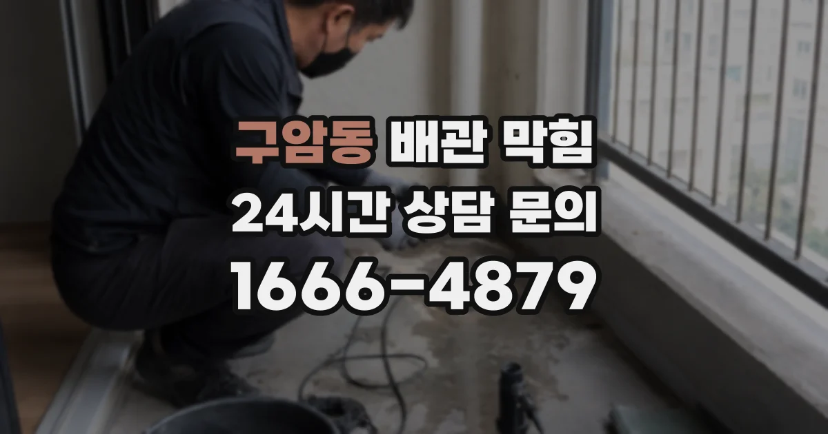 구암동 배관 막힘