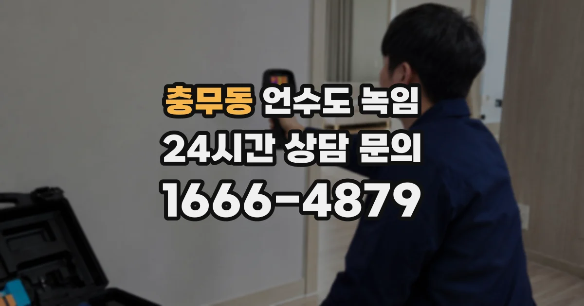 충무동 언수도 녹임