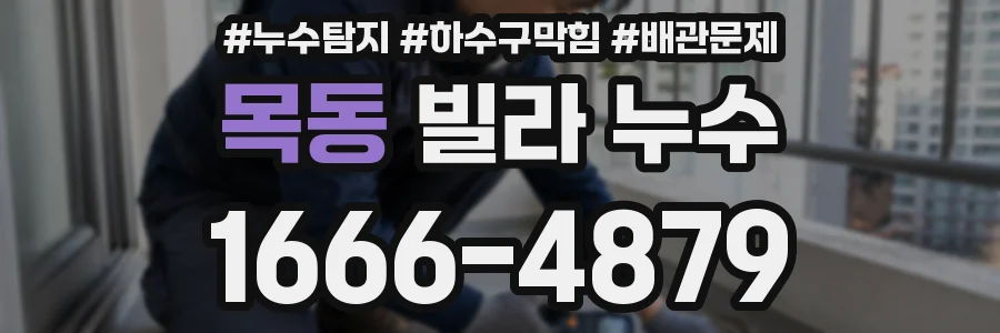 목동 빌라 누수
