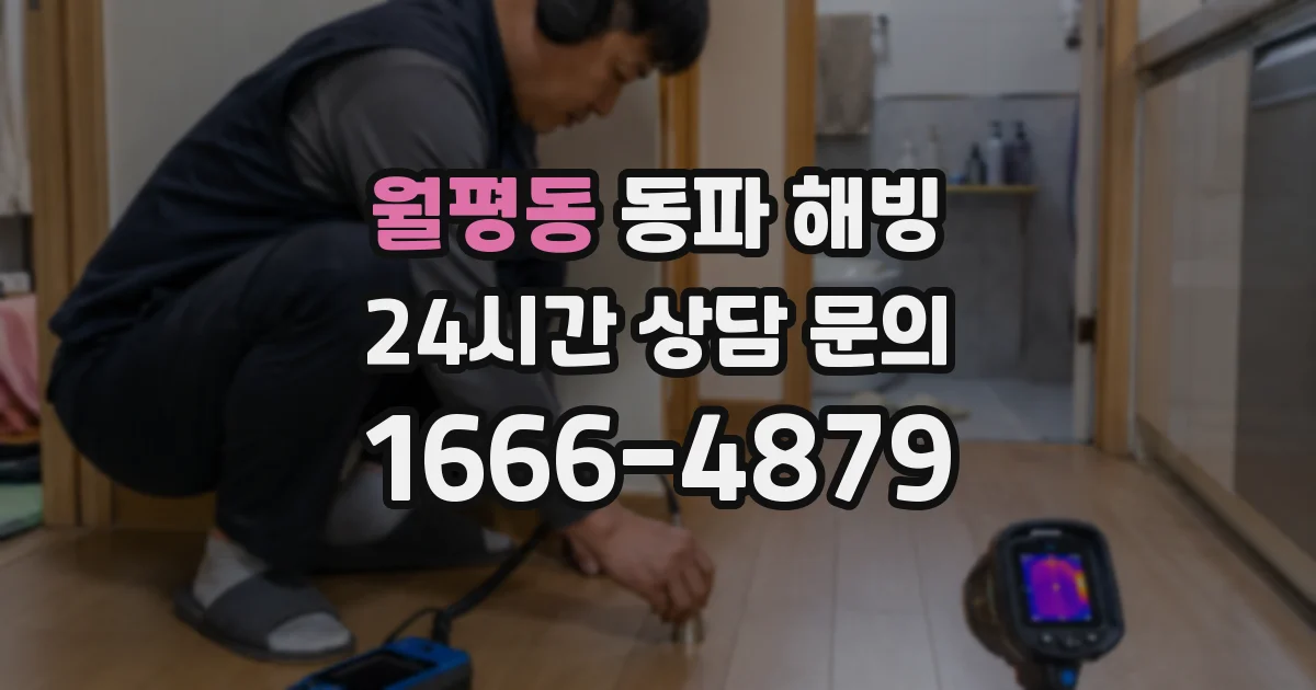월평동 동파 해빙