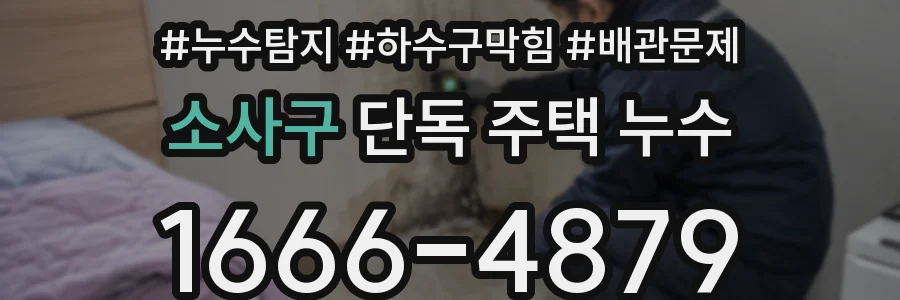 소사구 단독 주택 누수