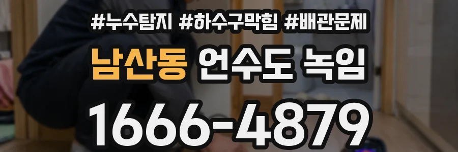 남산동 언수도 녹임