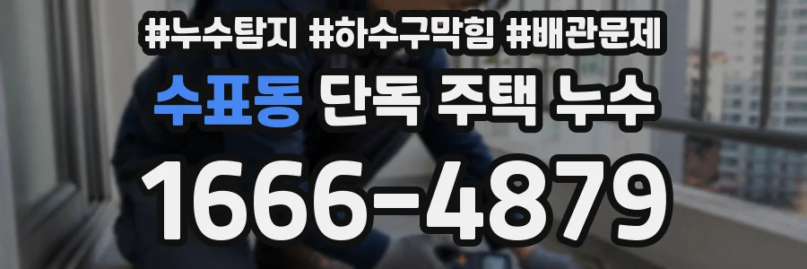 수표동 단독 주택 누수