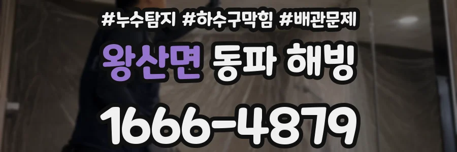 왕산면 동파 해빙
