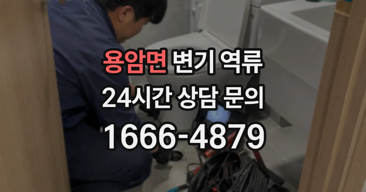 용암면 변기 역류