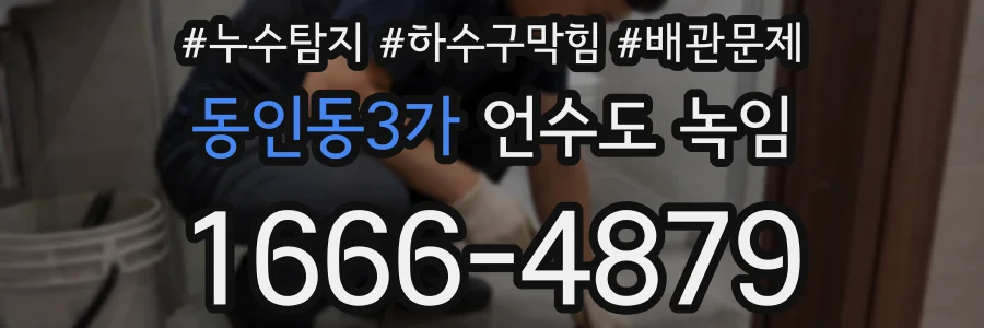 동인동3가 언수도 녹임