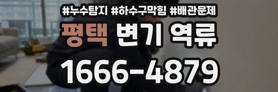 평택 변기 역류