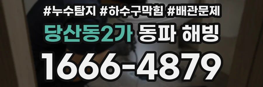 당산동2가 동파 해빙