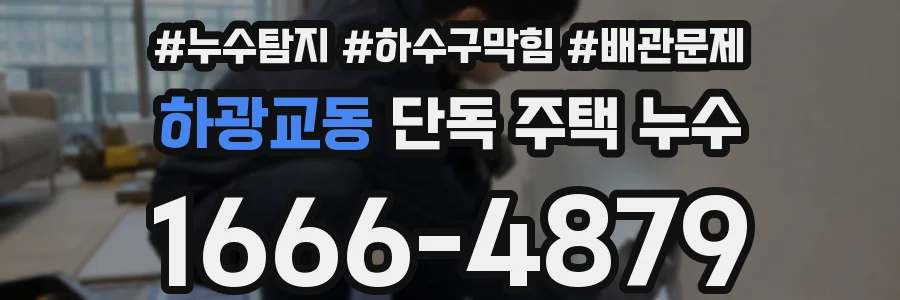 하광교동 단독 주택 누수
