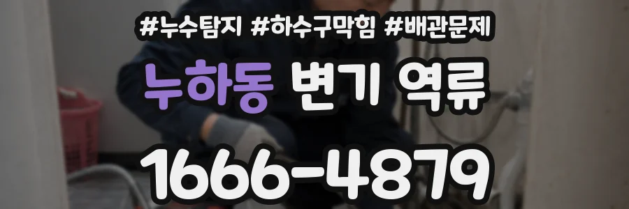 누하동 변기 역류
