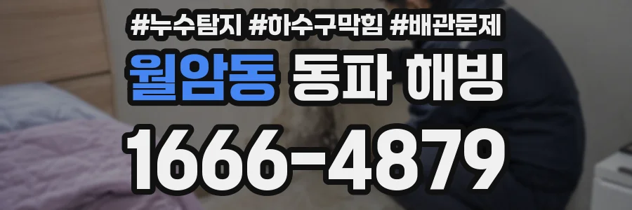 월암동 동파 해빙