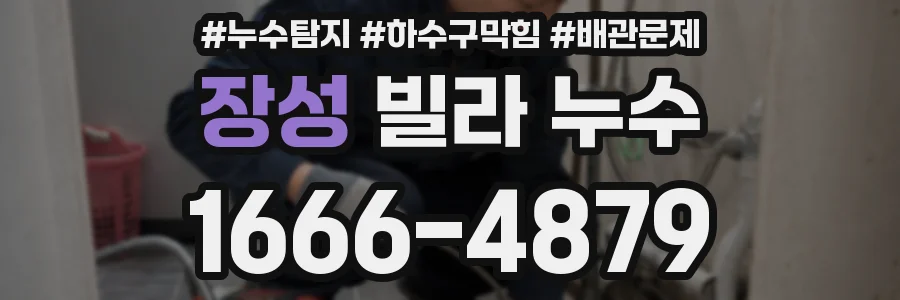 장성 빌라 누수