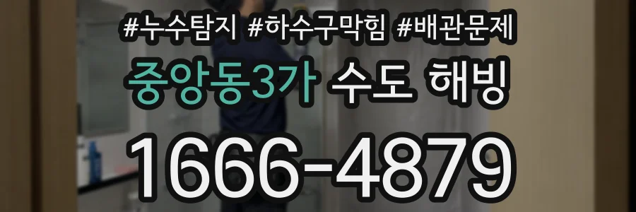 중앙동3가 수도 해빙