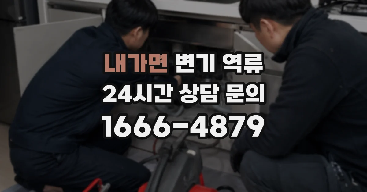 내가면 변기 역류