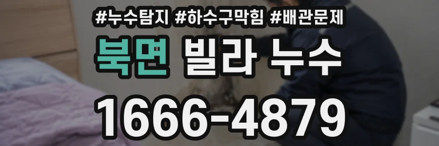 북면 빌라 누수