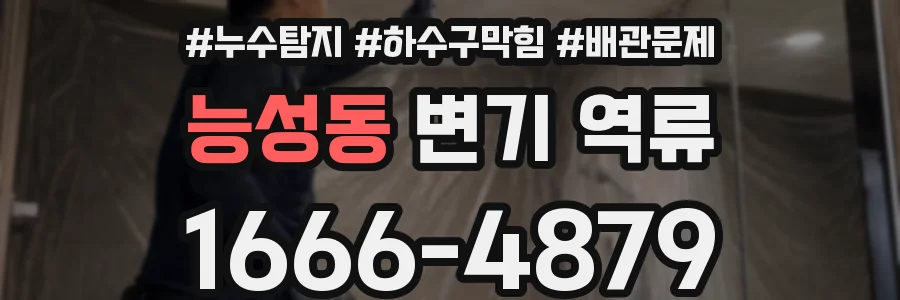 능성동 변기 역류
