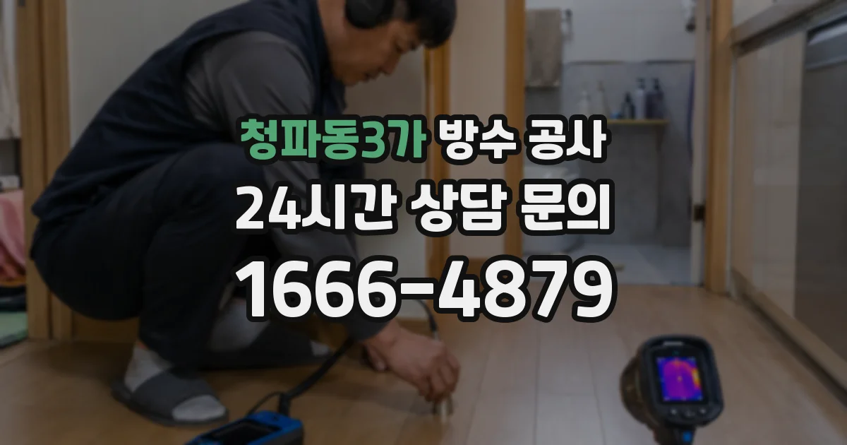 청파동3가 방수 공사