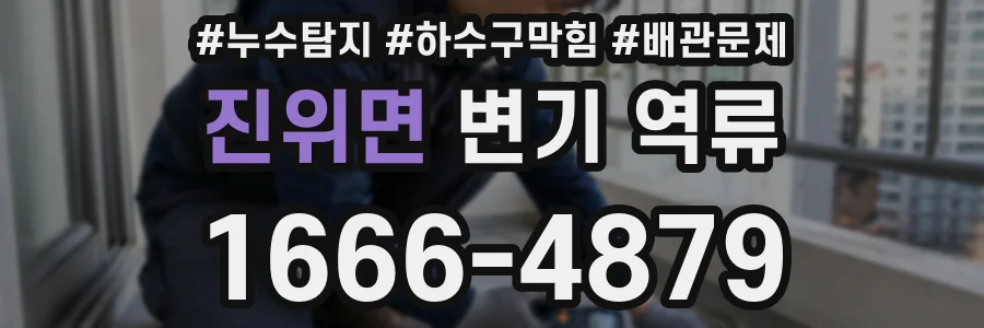 진위면 변기 역류