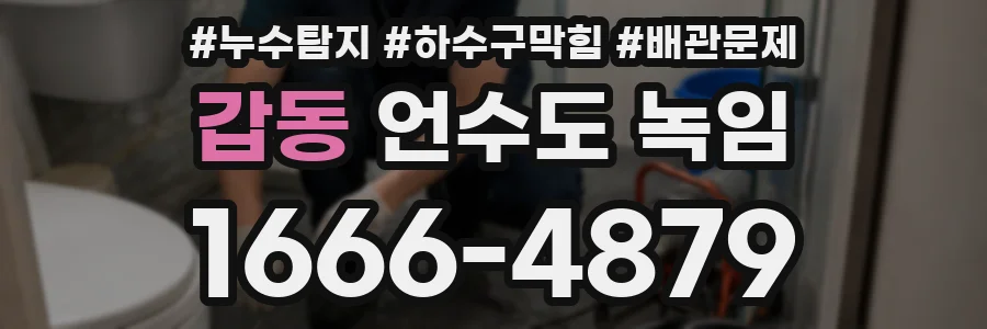 갑동 언수도 녹임