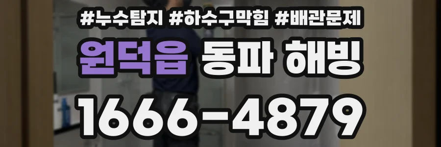 원덕읍 동파 해빙