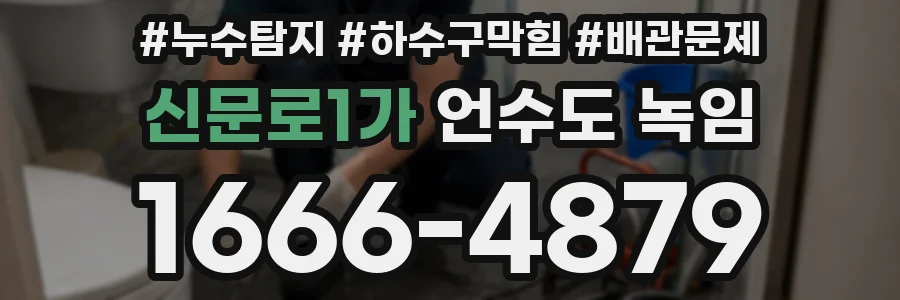 신문로1가 언수도 녹임