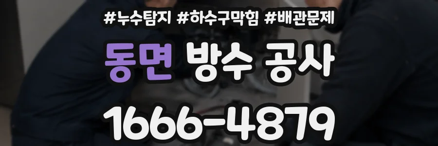 동면 방수 공사