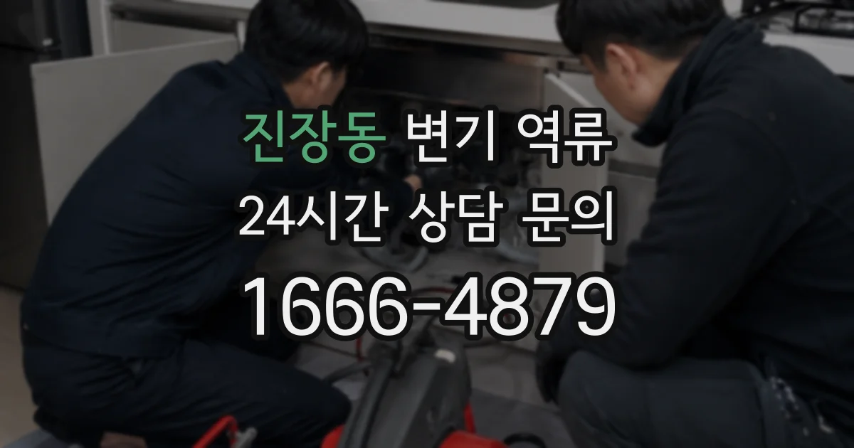 진장동 변기 역류