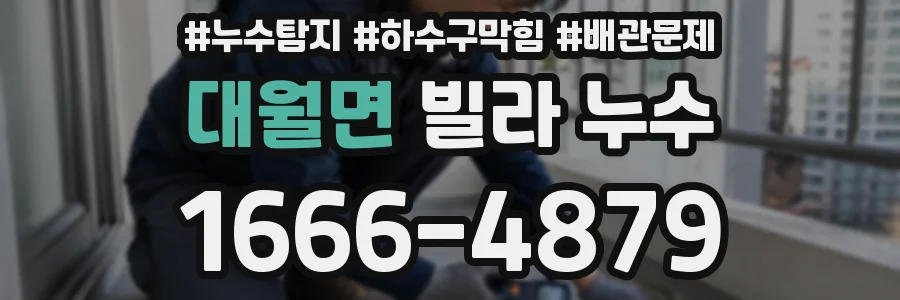 대월면 빌라 누수
