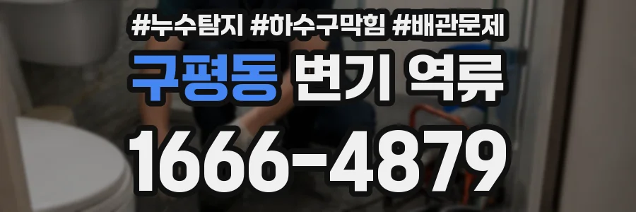 구평동 변기 역류