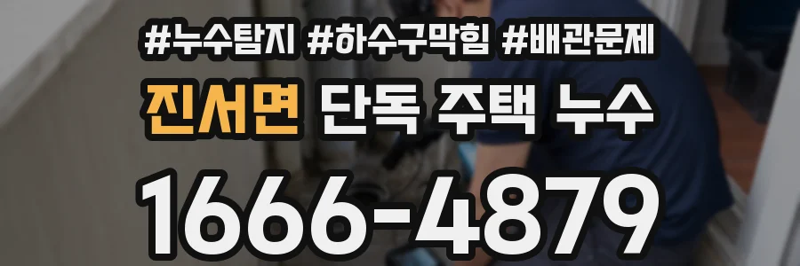 진서면 단독 주택 누수