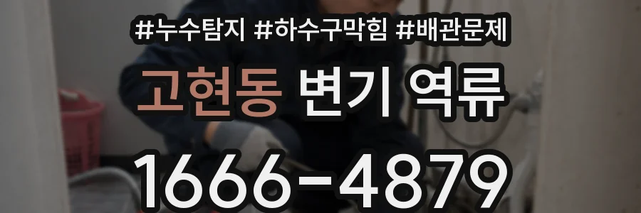 고현동 변기 역류