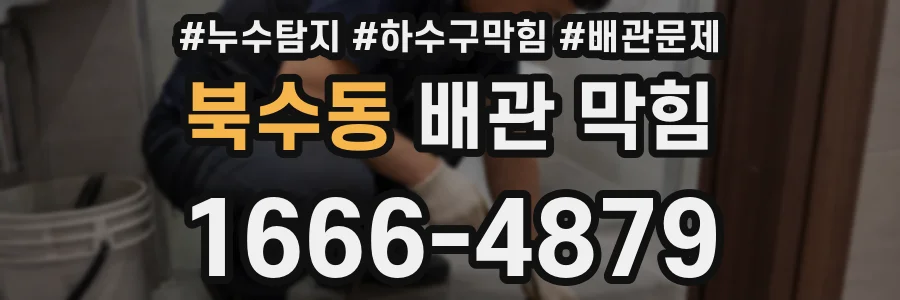 북수동 배관 막힘