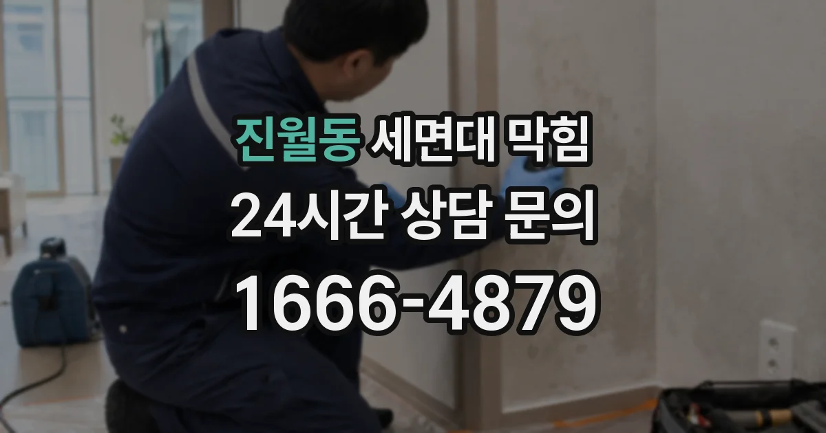 진월동 세면대 막힘