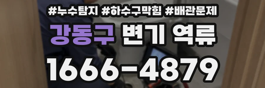 강동구 변기 역류