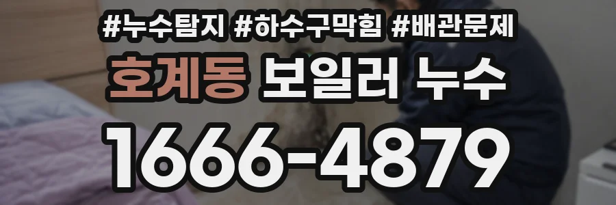 호계동 보일러 누수