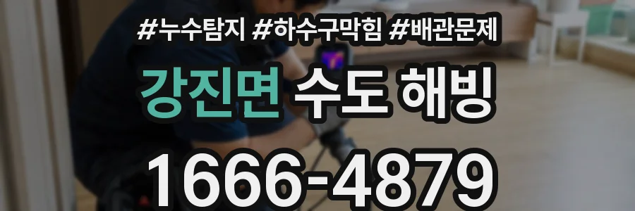 강진면 수도 해빙
