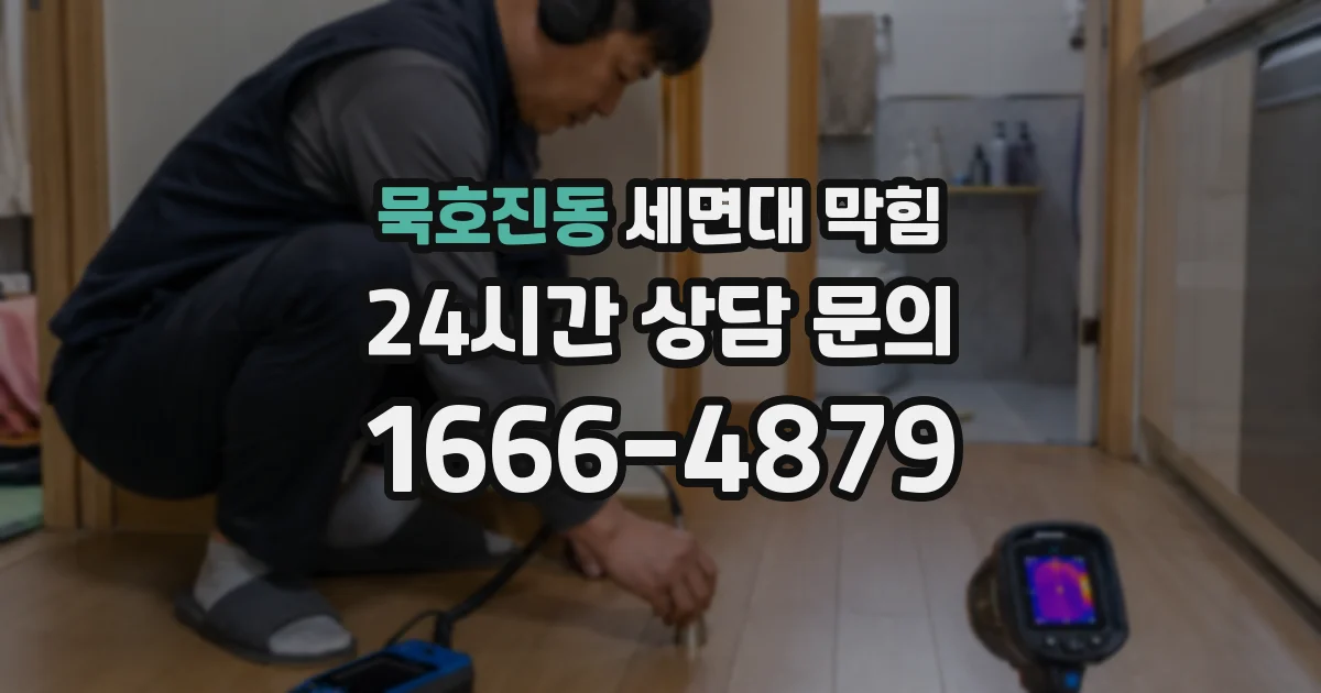 묵호진동 세면대 막힘