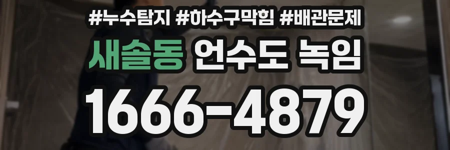 새솔동 언수도 녹임