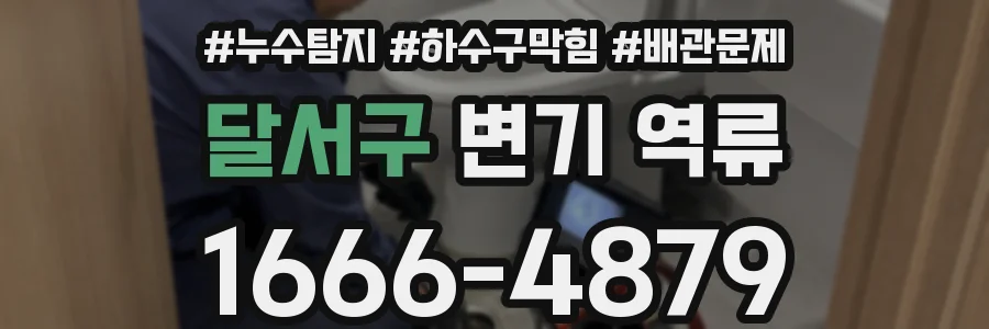 달서구 변기 역류