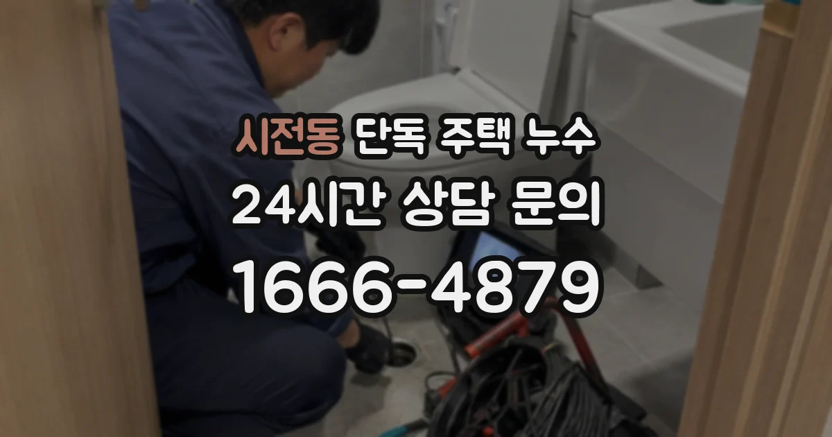 시전동 단독 주택 누수