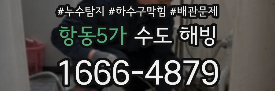 항동5가 수도 해빙