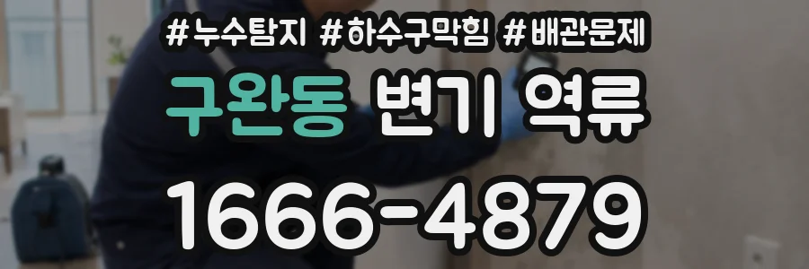구완동 변기 역류