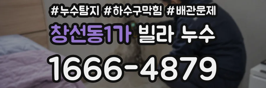 창선동1가 빌라 누수