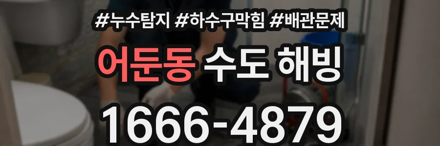 어둔동 수도 해빙