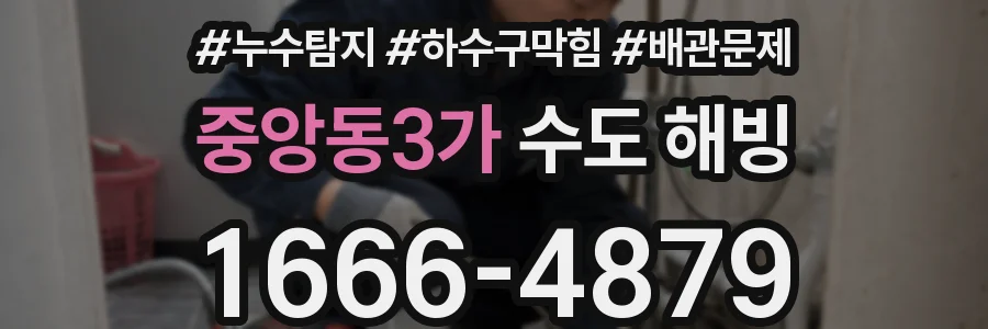 중앙동3가 수도 해빙