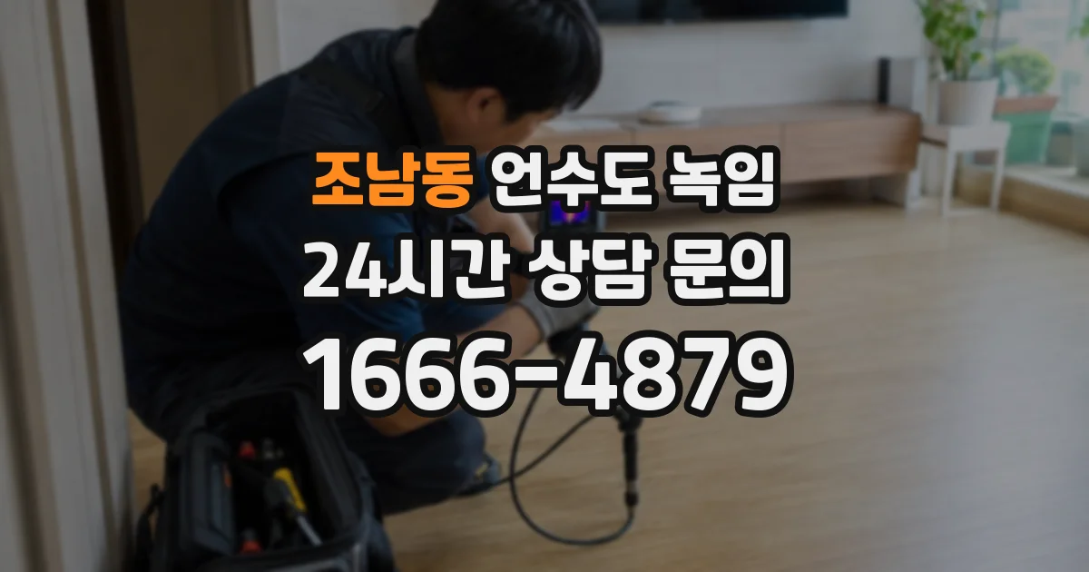 조남동 언수도 녹임