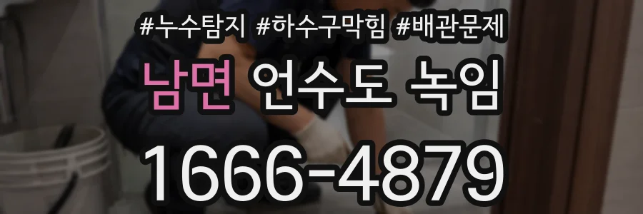 남면 언수도 녹임