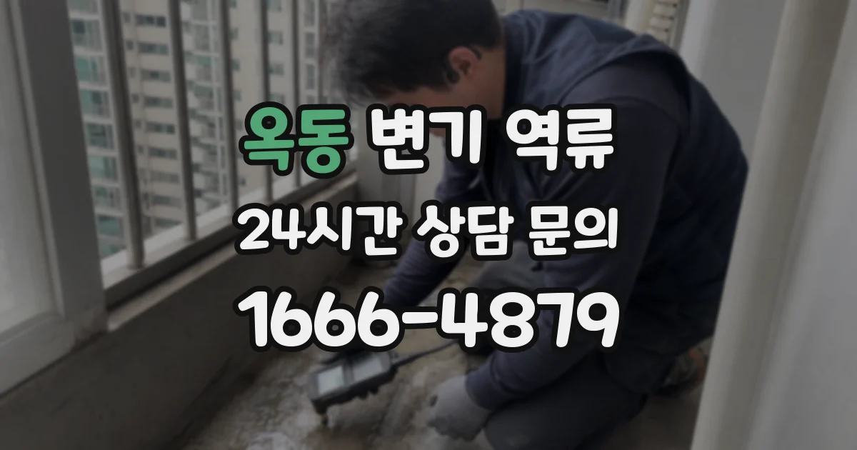 옥동 변기 역류