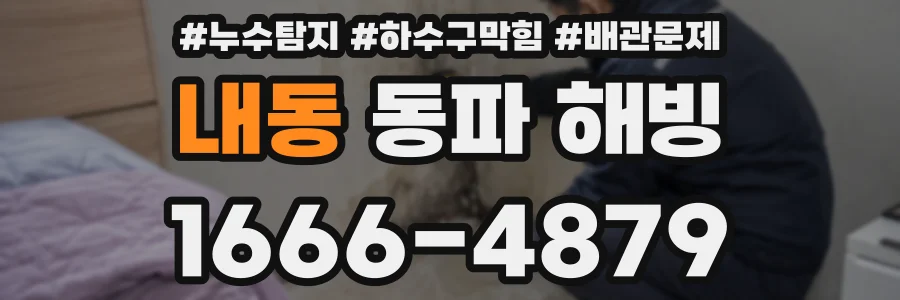 내동 동파 해빙